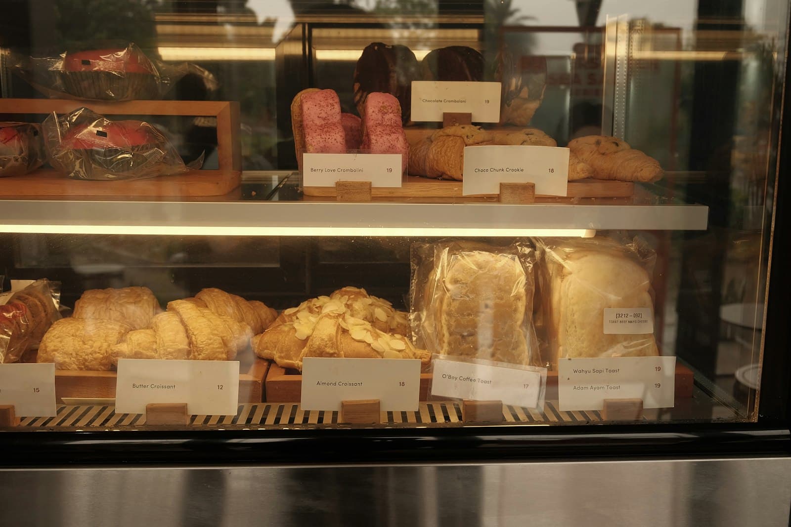 Artisan bakery pastries