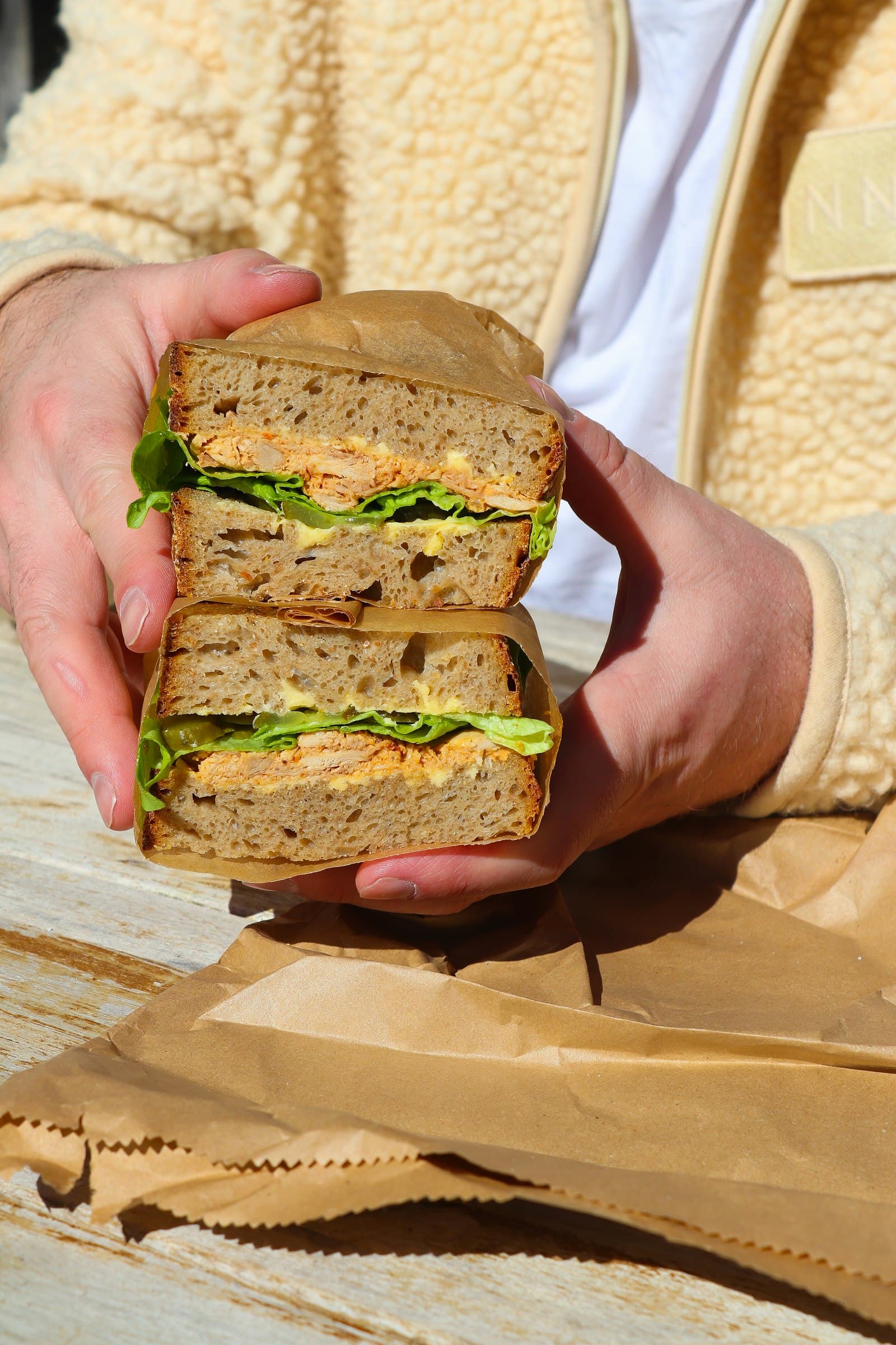 Fresh sandwich wrap